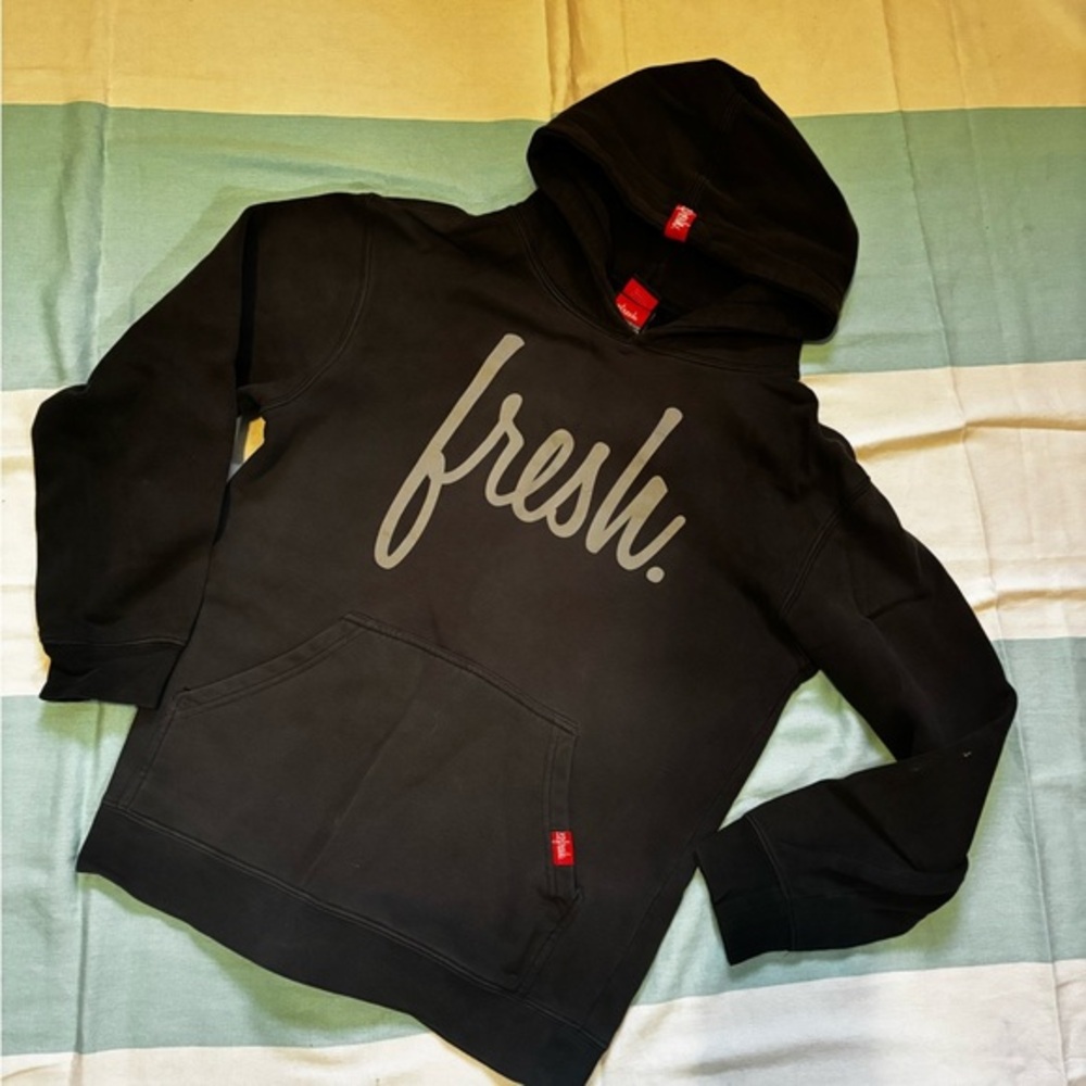 Unisex Black 'Fresh' Hoodie